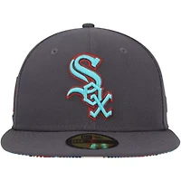 Chicago White Sox MLB Print Undervisor 59FIFTY Fitted Hat