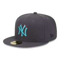 MLB New York Yankees Print Undervisor 59FIFTY Fitted Hat