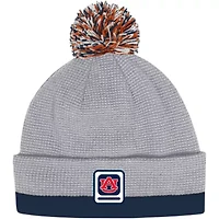 NCAA Under Armour Auburn Tigers 2023 Sideline Performance Cuffed Knit Hat with Pom