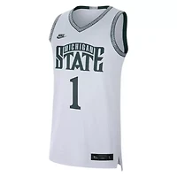 NCAA Jordan Brand #1 Michigan State Spartans Limited Authentic Jersey