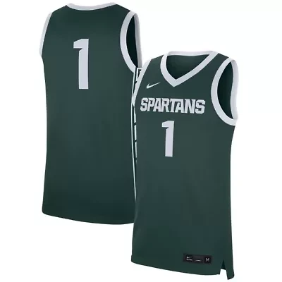 NCAA Nike #1 Michigan State Spartans Replica Jersey