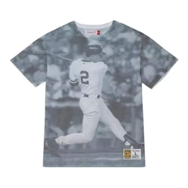 MLB Derek Jeter New York Yankees Cooperstown Collection Highlight Sublimated Player Graphic T-Shirt