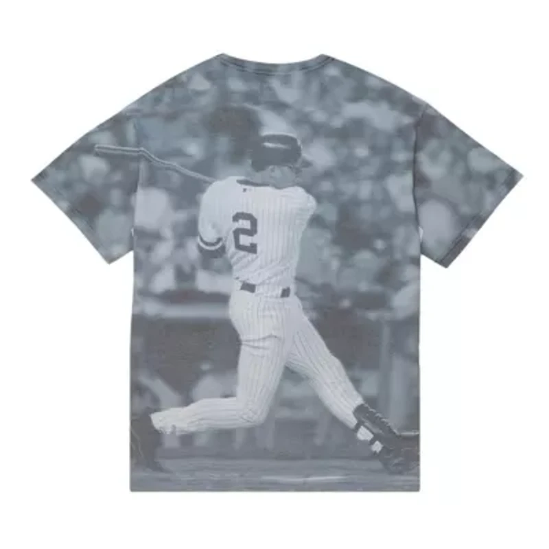 MLB Derek Jeter New York Yankees Cooperstown Collection Highlight Sublimated Player Graphic T-Shirt