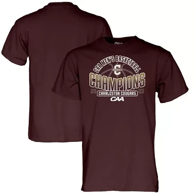 NCAA Charleston Cougars 2023 CAA Basketball Conference Tournament s Locker Room T-Shirt