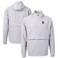 MLB Detroit Tigers Charter Eco Recycled Half-Zip Anorak Jacket