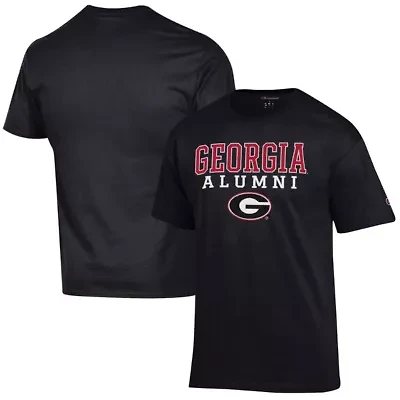 NCAA Georgia Bulldogs Alumni Logo Stack T-Shirt
