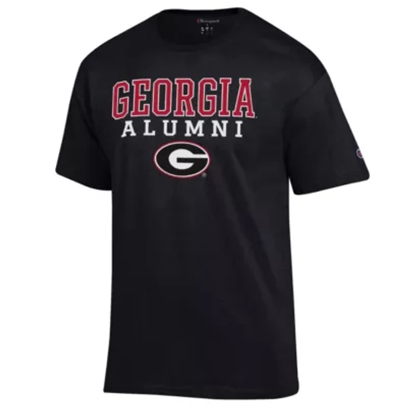 NCAA Georgia Bulldogs Alumni Logo Stack T-Shirt