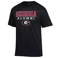 NCAA Georgia Bulldogs Alumni Logo Stack T-Shirt