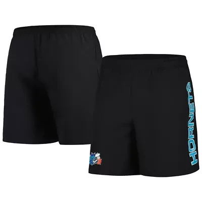 NBA Charlotte Hornets Hardwood Classics 1989-2002 Throwback Logo Shorts