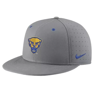 NCAA Nike Pitt Panthers USA Side Patch True AeroBill Performance Fitted Hat
