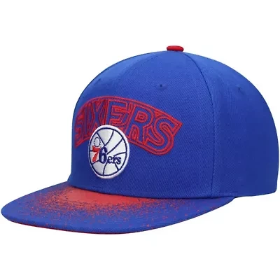 NBA Philadelphia 76ers Hardwood Classics Energy Re-Take Speckle Brim Snapback Hat