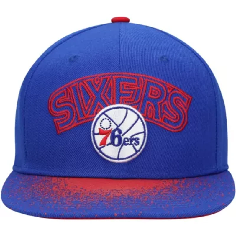 NBA Philadelphia 76ers Hardwood Classics Energy Re-Take Speckle Brim Snapback Hat