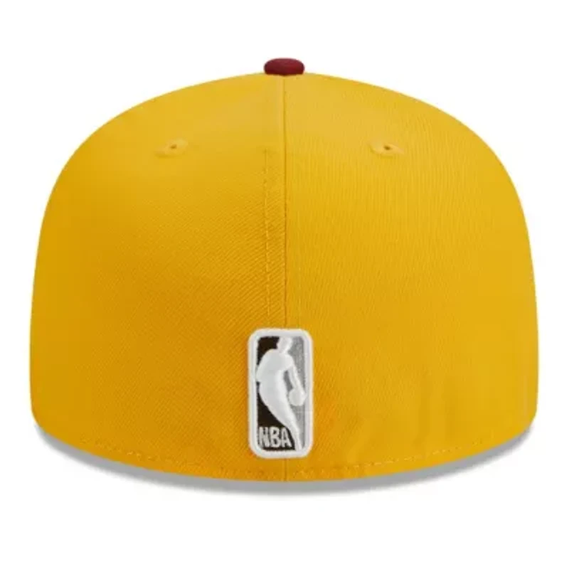NBA Yellow/Red Boston Celtics Fall Leaves 2-Tone 59FIFTY Fitted Hat