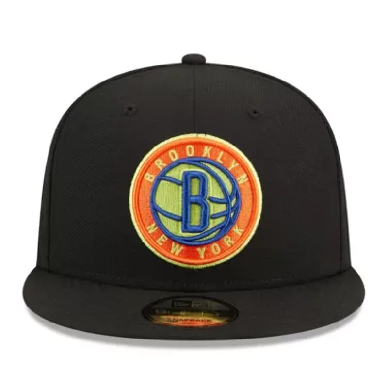 NBA Brooklyn Nets Neon Pop 9FIFTY Snapback Hat