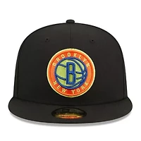 NBA Brooklyn Nets Neon Pop 9FIFTY Snapback Hat