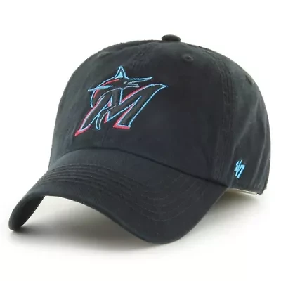 MLB Miami Marlins Franchise Logo Fitted Hat