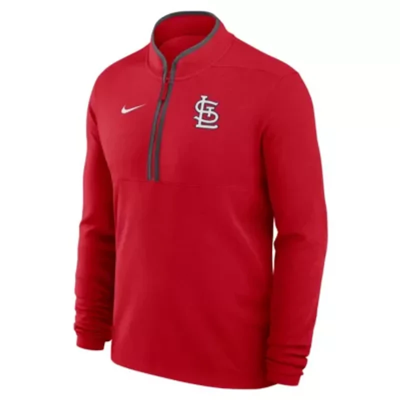 MLB Nike St. Louis Cardinals Dri-FIT Victory Half-Zip Pullover