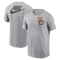 MLB Nike San Diego Padres Cooperstown Collection Large Logo 2-Hit T-Shirt