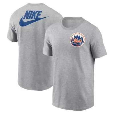 MLB Nike New York Mets Cooperstown Collection Large Logo 2-Hit T-Shirt