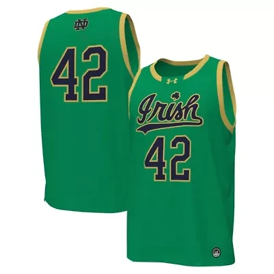 NCAA Under Armour # Kelly Notre Dame Fighting Irish Replica Basketball Jersey