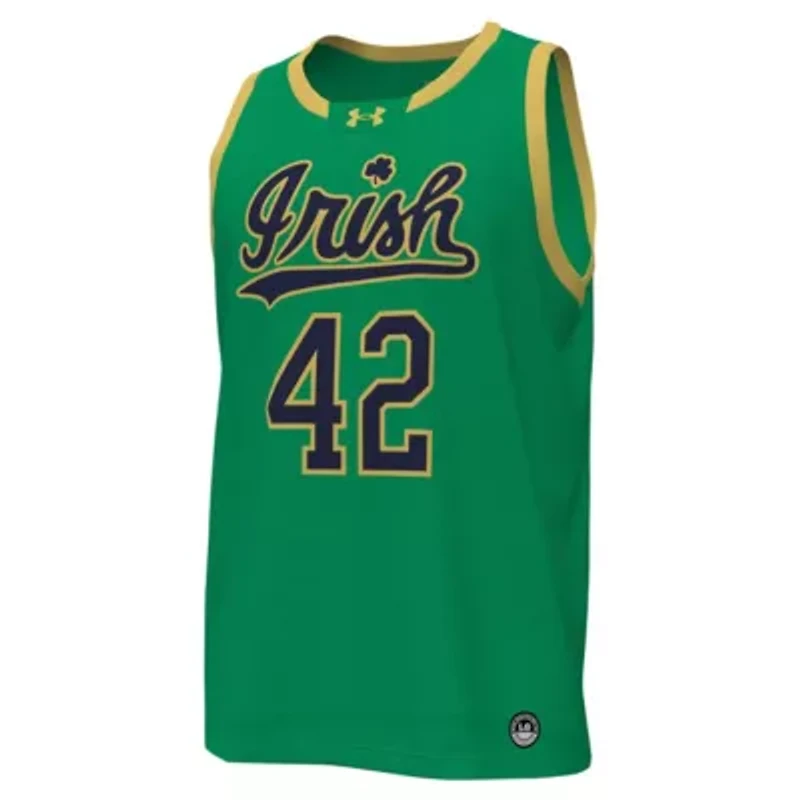 NCAA Under Armour # Kelly Notre Dame Fighting Irish Replica Basketball Jersey