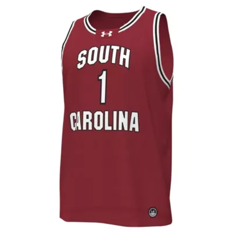 NCAA Under Armour #1 South Carolina Gamecocks Replica Basketball Jersey