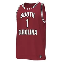 NCAA Under Armour #1 South Carolina Gamecocks Replica Basketball Jersey
