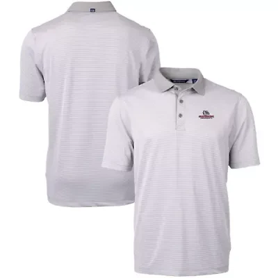 Gonzaga University Bulldogs NCAA Big & Tall Virtue Eco Pique Micro Stripe Recycled Polo