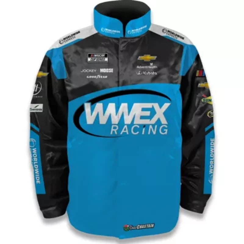 NASCAR Ross Chastain WWEX Nylon Uniform Full-Snap Jacket