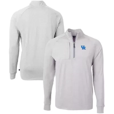 NCAA Kentucky Wildcats Big & Tall Adapt Eco Knit Quarter-Zip Pullover Top