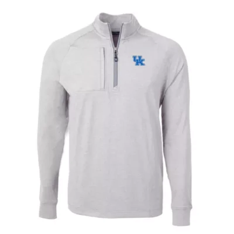 NCAA Kentucky Wildcats Big & Tall Adapt Eco Knit Quarter-Zip Pullover Top