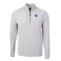 NCAA Kentucky Wildcats Big & Tall Adapt Eco Knit Quarter-Zip Pullover Top