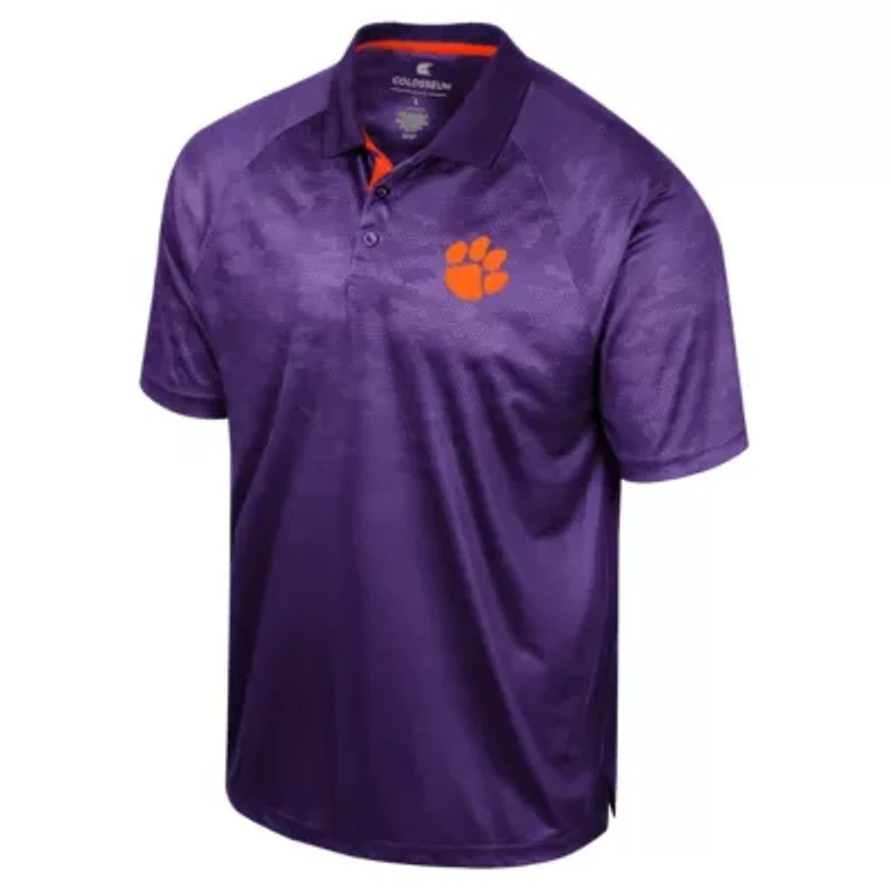 NCAA Clemson Tigers Honeycomb Raglan Polo