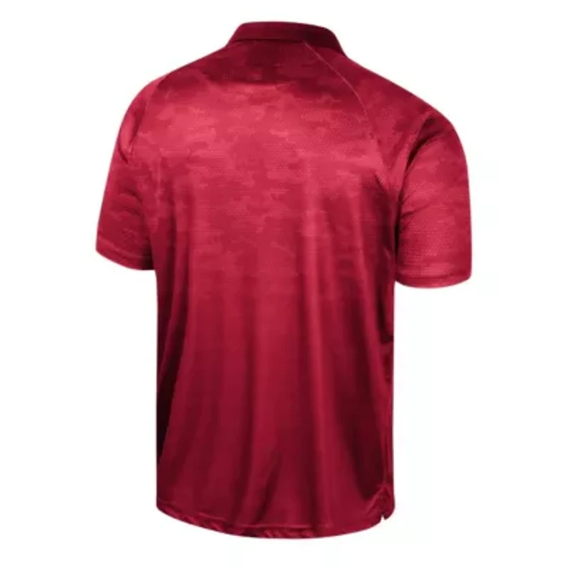 NCAA Washington State Cougars Honeycomb Raglan Polo