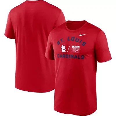 MLB Nike St. Louis Cardinals 2023 World Tour: London Series Legend Performance T-Shirt