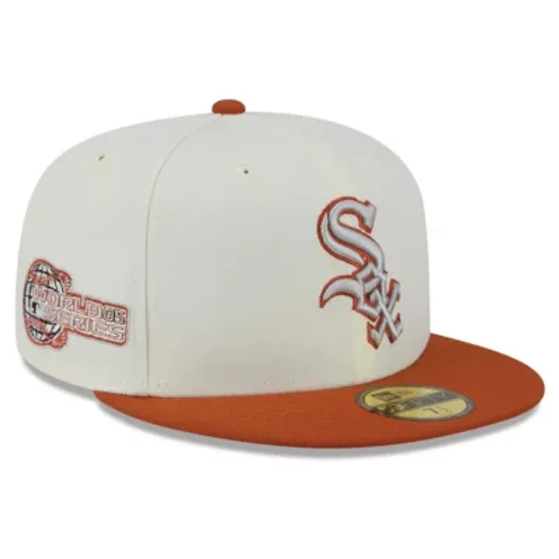 Chicago White Sox MLB Cream/Orange 59FIFTY Fitted Hat