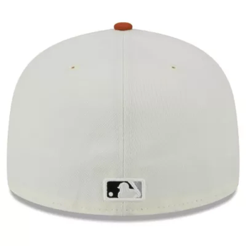 MLB Cream/Orange Los Angeles Dodgers 59FIFTY Fitted Hat