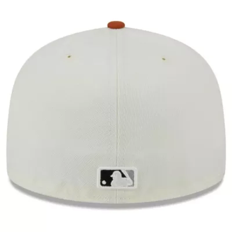 MLB Cream/Orange New York Yankees 59FIFTY Fitted Hat