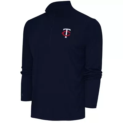 MLB Minnesota Twins Tribute Quarter-Zip Pullover Top