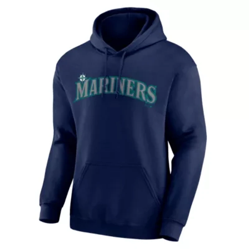 MLB Logo Athletic Seattle Mariners Wordmark Hoodie