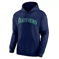 MLB Logo Athletic Seattle Mariners Wordmark Hoodie