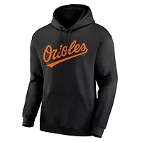 MLB Logo Athletic Baltimore Orioles Wordmark Hoodie