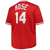 MLB Pete Rose Cincinnati Reds 1984 Cooperstown Collection Mesh Pullover Jersey
