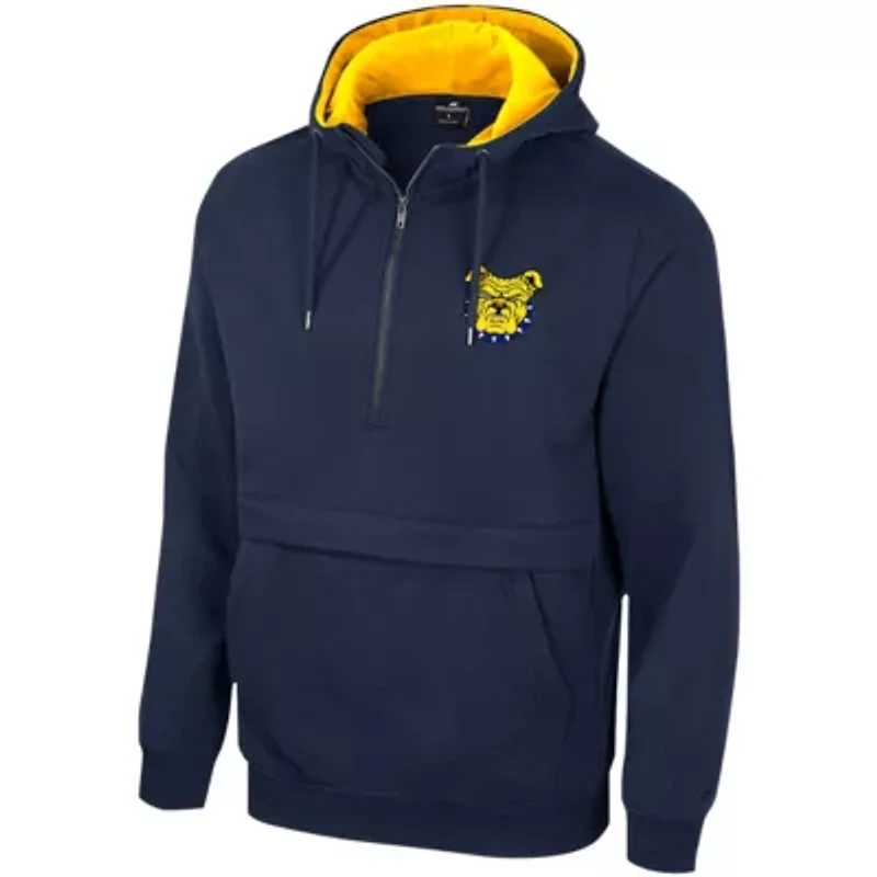 NC A&T Aggies NCAA North Carolina Team Half-Zip Pullover Hoodie