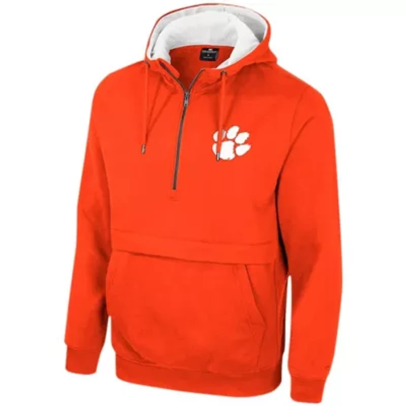 NCAA Clemson Tigers Half-Zip Hoodie