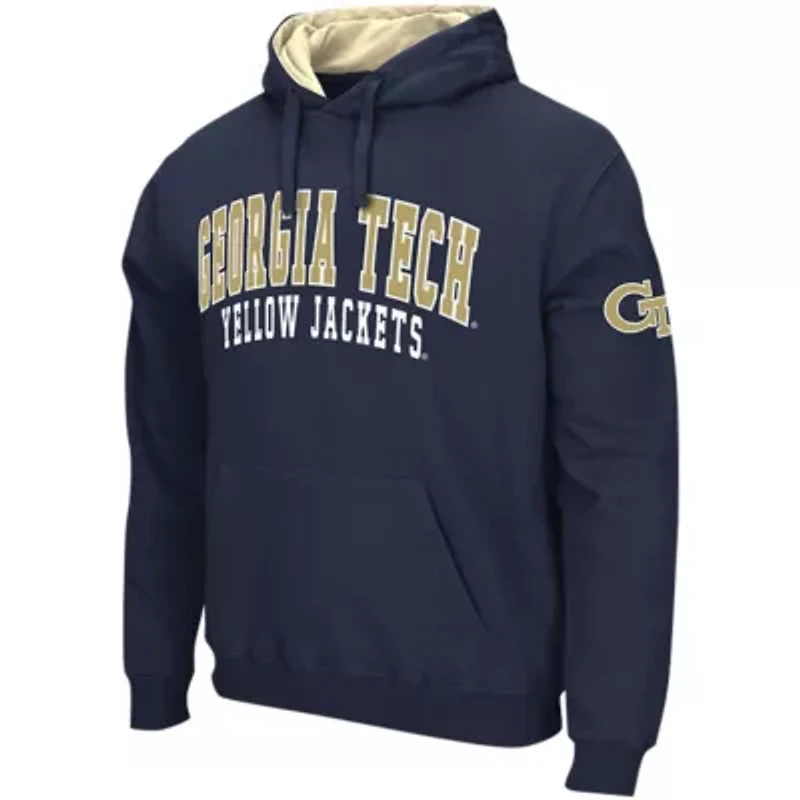 Georgia Tech Yellow Jackets NCAA Double Arch Pullover Hoodie