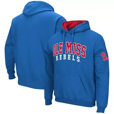 NCAA Powder Ole Miss Rebels Double Arch Pullover Hoodie