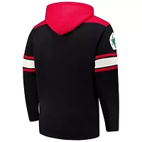 NCAA Ohio State Buckeyes Big & Tall Hockey Lace-Up Pullover Hoodie