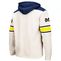 NCAA Michigan Wolverines Big & Tall Hockey Lace-Up Pullover Hoodie