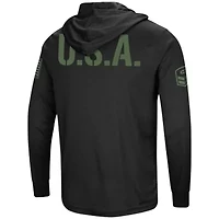 NCAA Georgia Bulldogs Big & Tall OHT Military Appreciation Tango Long Sleeve Hoodie T-Shirt
